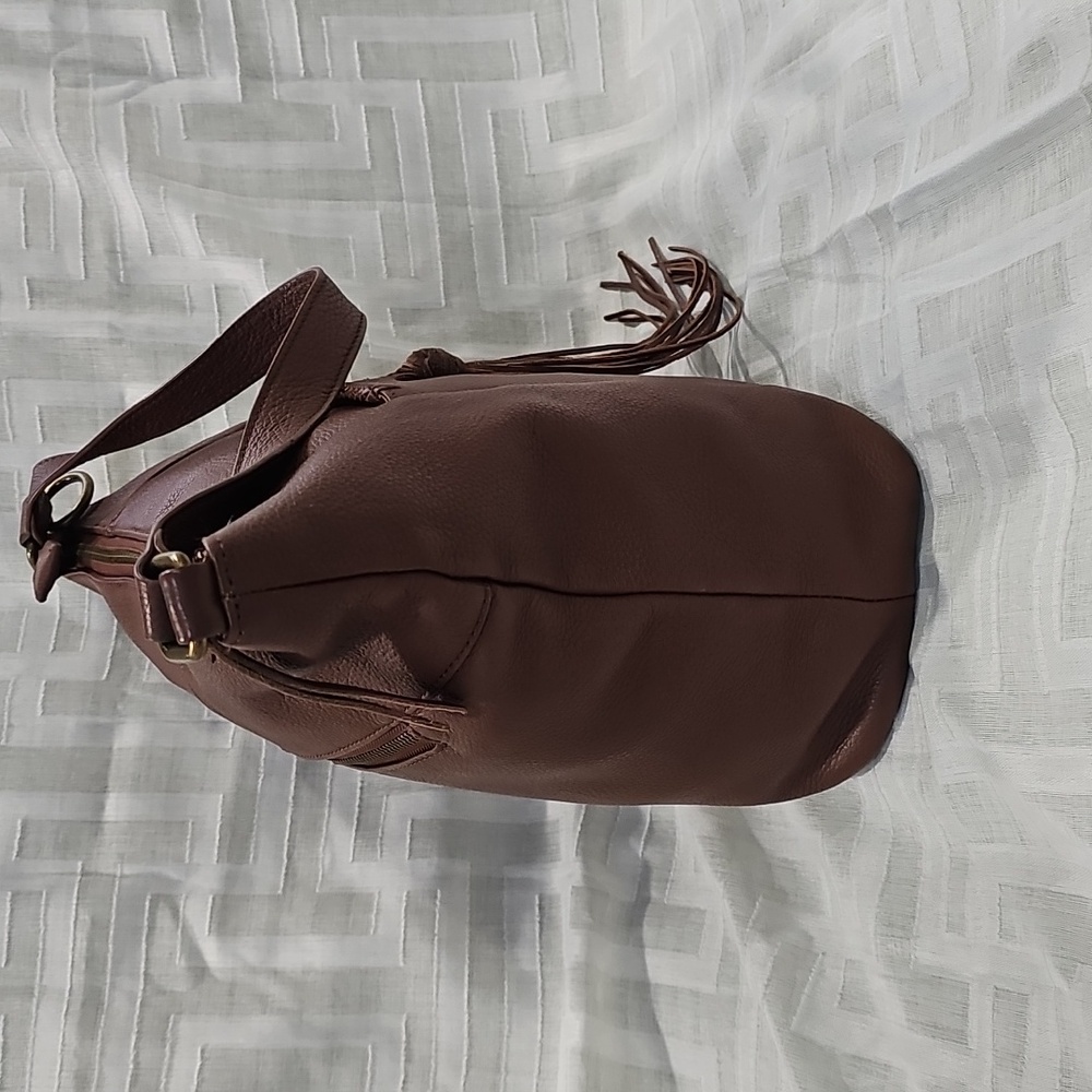 Lucky Brand Brown With Beautiful Knotted Tassel - Picture 4 of 6